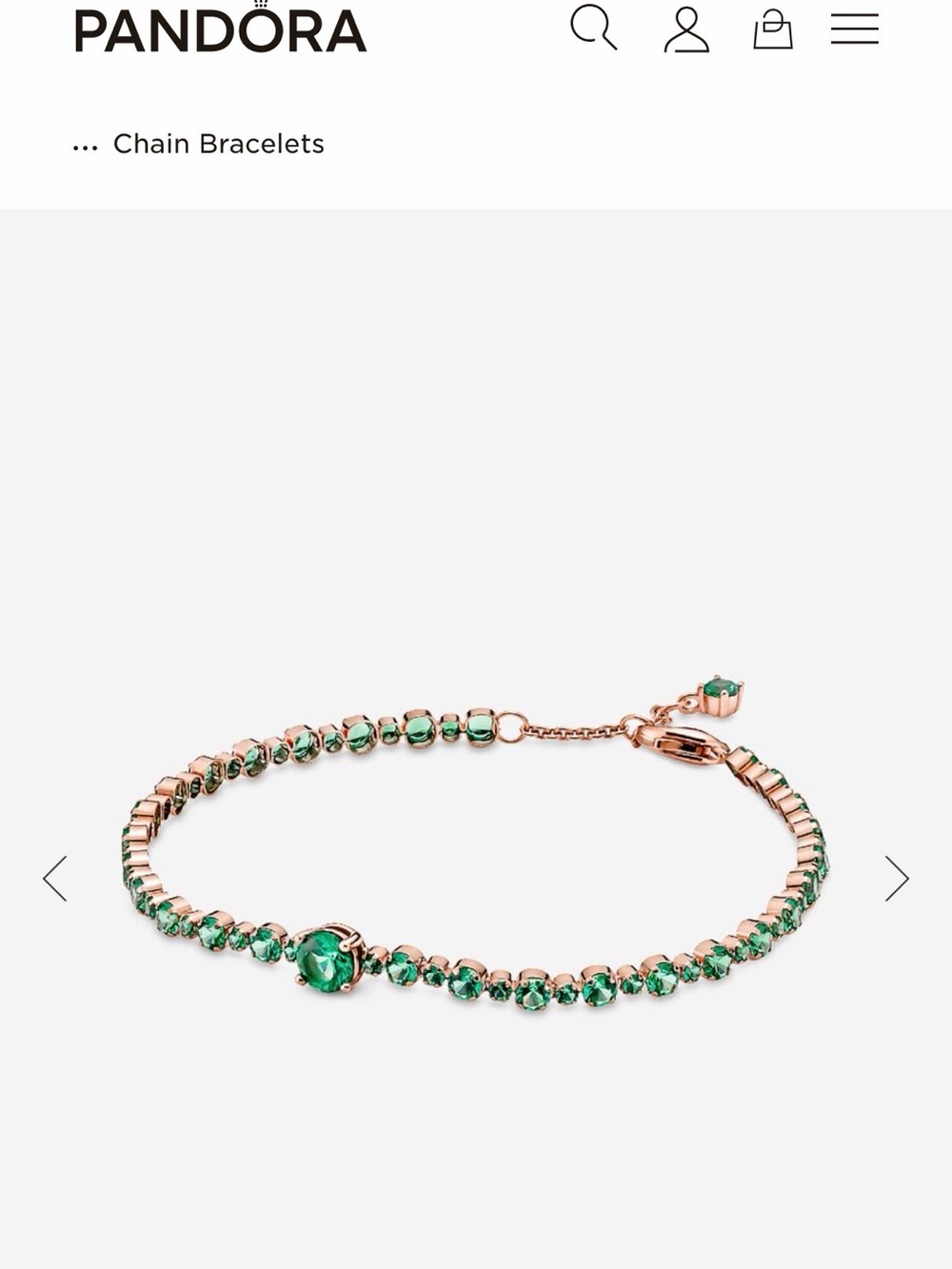 Pandora set -tennis bracelet and ring set